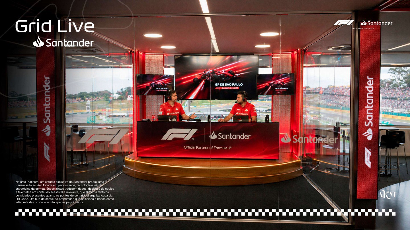 Grid Live: proposta de conteúdo e interação durante o GP.